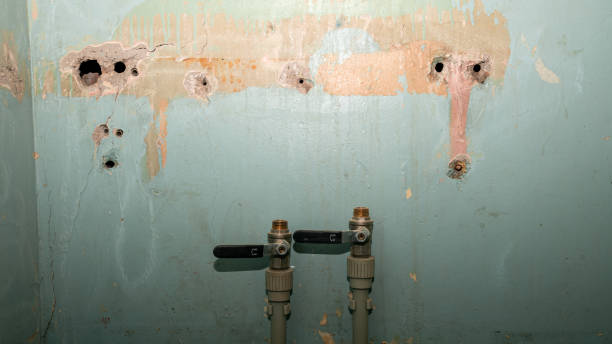 Water damage restoration process in TX
